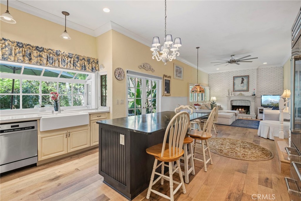 24945 Valley Rim Terrace Lake Forest, CA 92630 - Photo 20 of 52 a view of a dining room with furniture window and wooden floor
