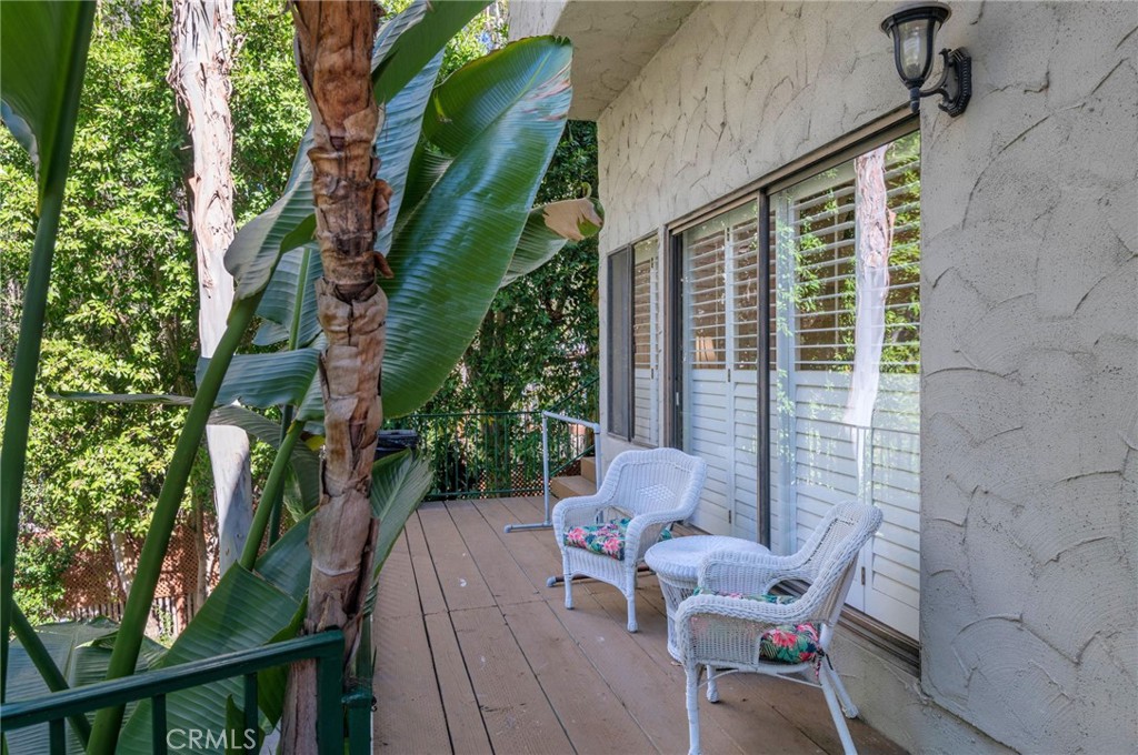 24945 Valley Rim Terrace Lake Forest, CA 92630 - Photo 35 of 52 a view of balcony with two chairs and a potted plant