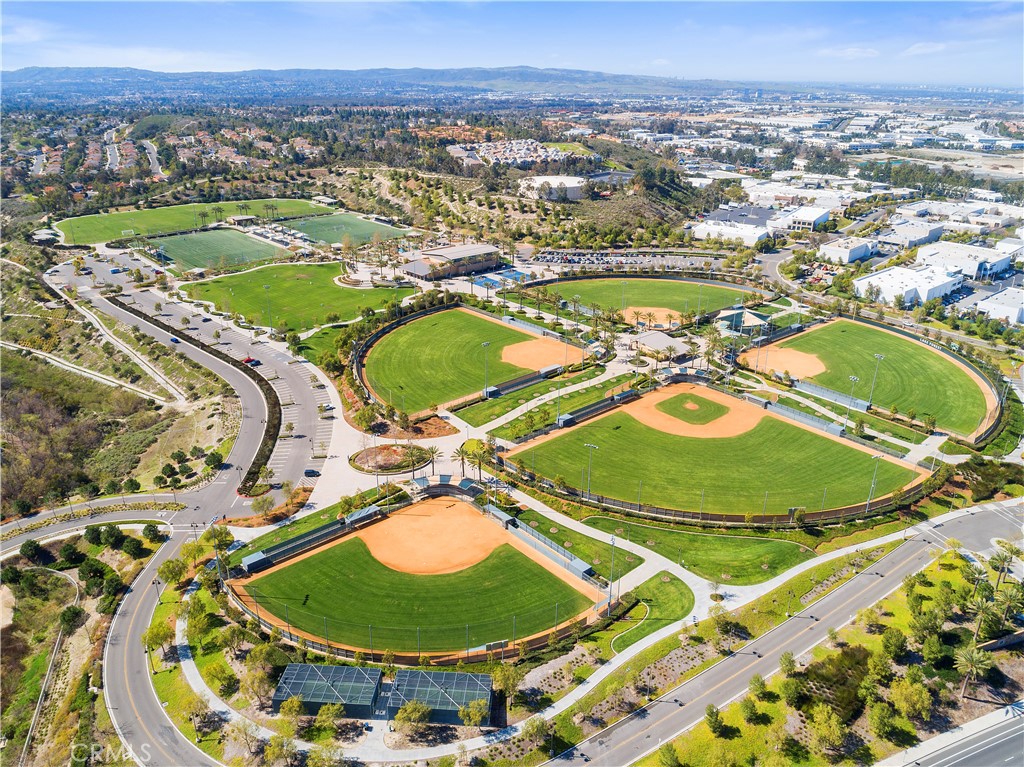 24945 Valley Rim Terrace Lake Forest, CA 92630 - Photo 51 of 52 an aerial view of a swimming pool and outdoor space