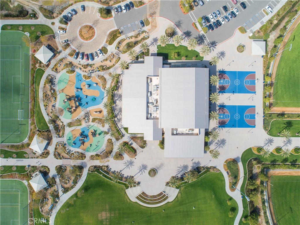 24945 Valley Rim Terrace Lake Forest, CA 92630 - Photo 52 of 52 an aerial view of a house with a table and chairs