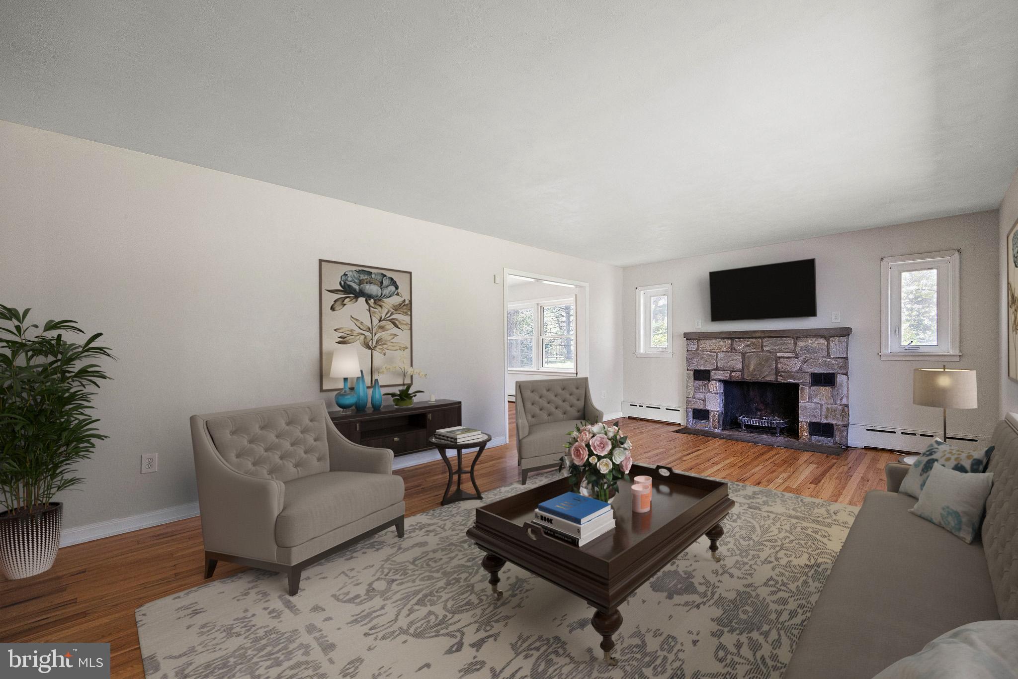 2324 West Chester Road Coatesville, PA 19320 - Photo 4 of 29 Virtually Staged Family Room