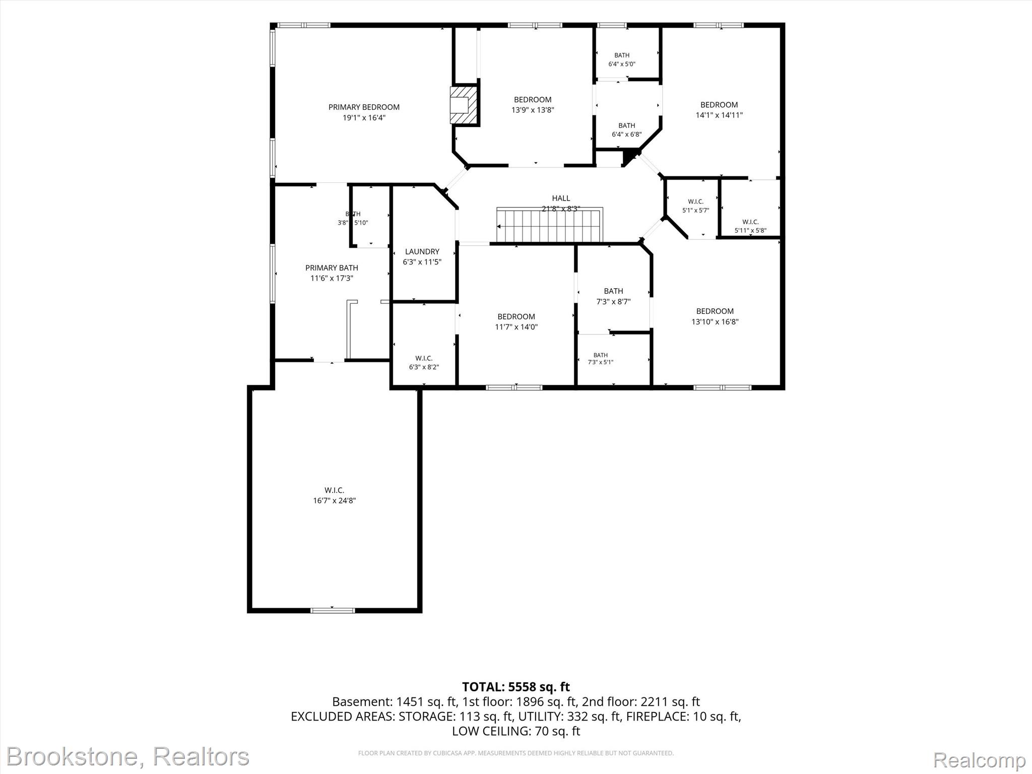 7655 Maple Ridge Court Clarkston, MI 48346 - Photo 61 of 64 003-3rd_floor_7655_maple_ridge_court_clarkston_with_dim.jpg