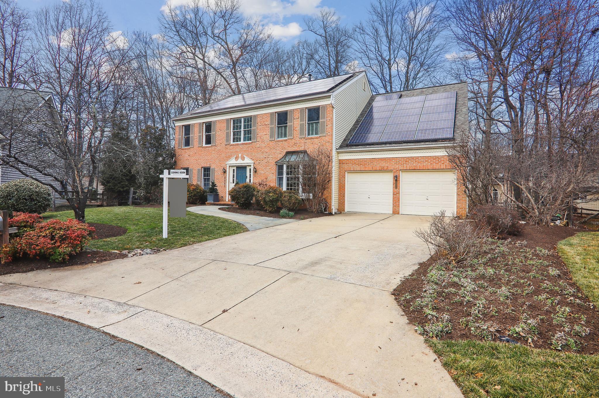 Concrete driveway
