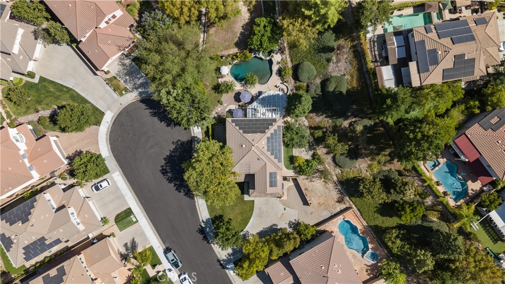 26214 Reade Place Stevenson Ranch, CA 91381 - Photo 57 of 58 an aerial view of residential houses with outdoor space