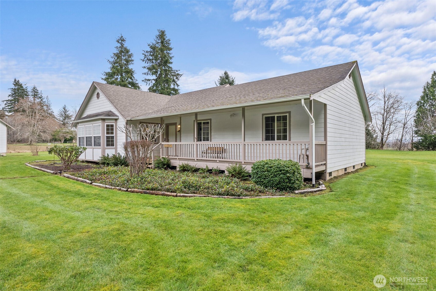 570 Wynoochee Valley Road Montesano, WA 98563 - Photo 17 of 28 a front view of house with yard and green space