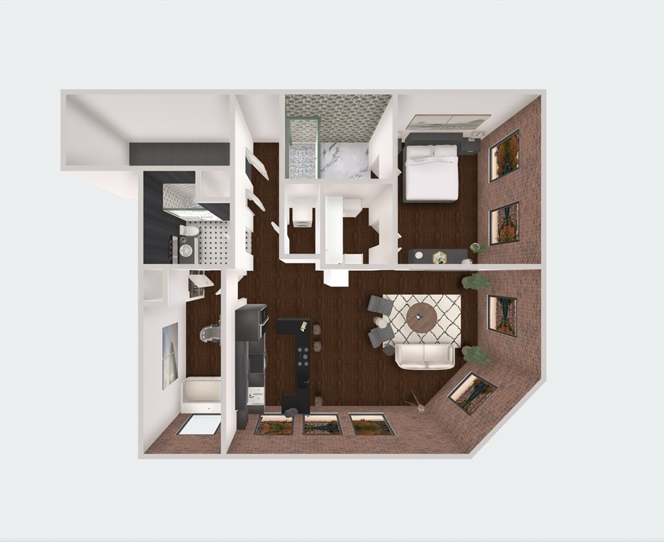9 Central Street, Unit 602 Lowell, MA 01852 - Photo 12 of 14 a room with gym equipment
