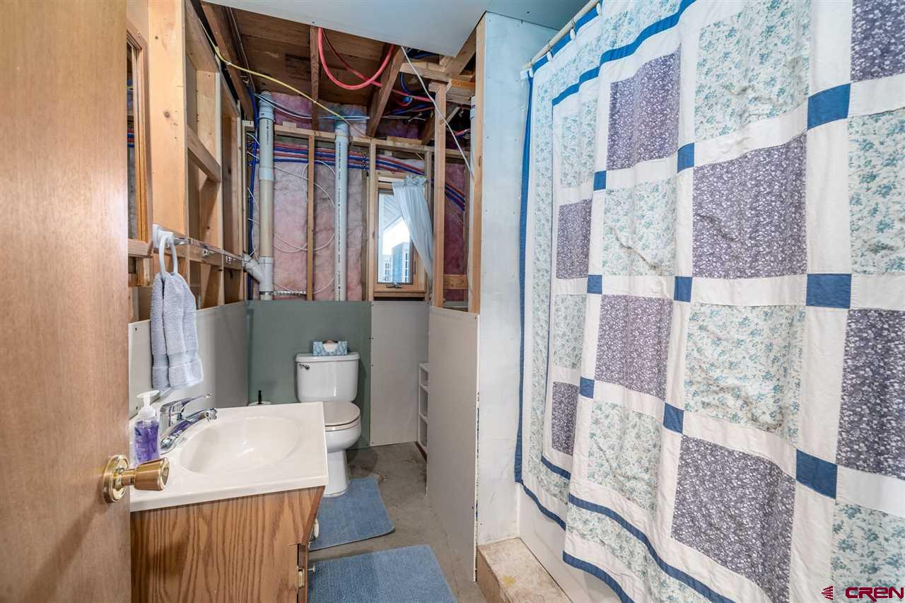 20885 Mesawood Road Cedaredge, CO 81413 - Photo 24 of 35 a bathroom with a sink toilet and shower