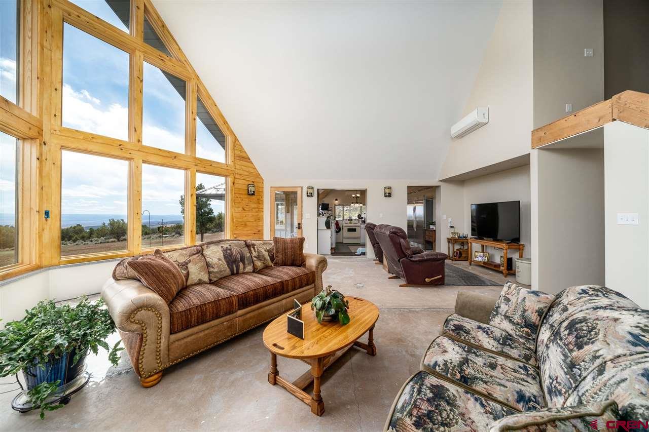 20885 Mesawood Road Cedaredge, CO 81413 - Photo 10 of 35 a living room with furniture and a large window