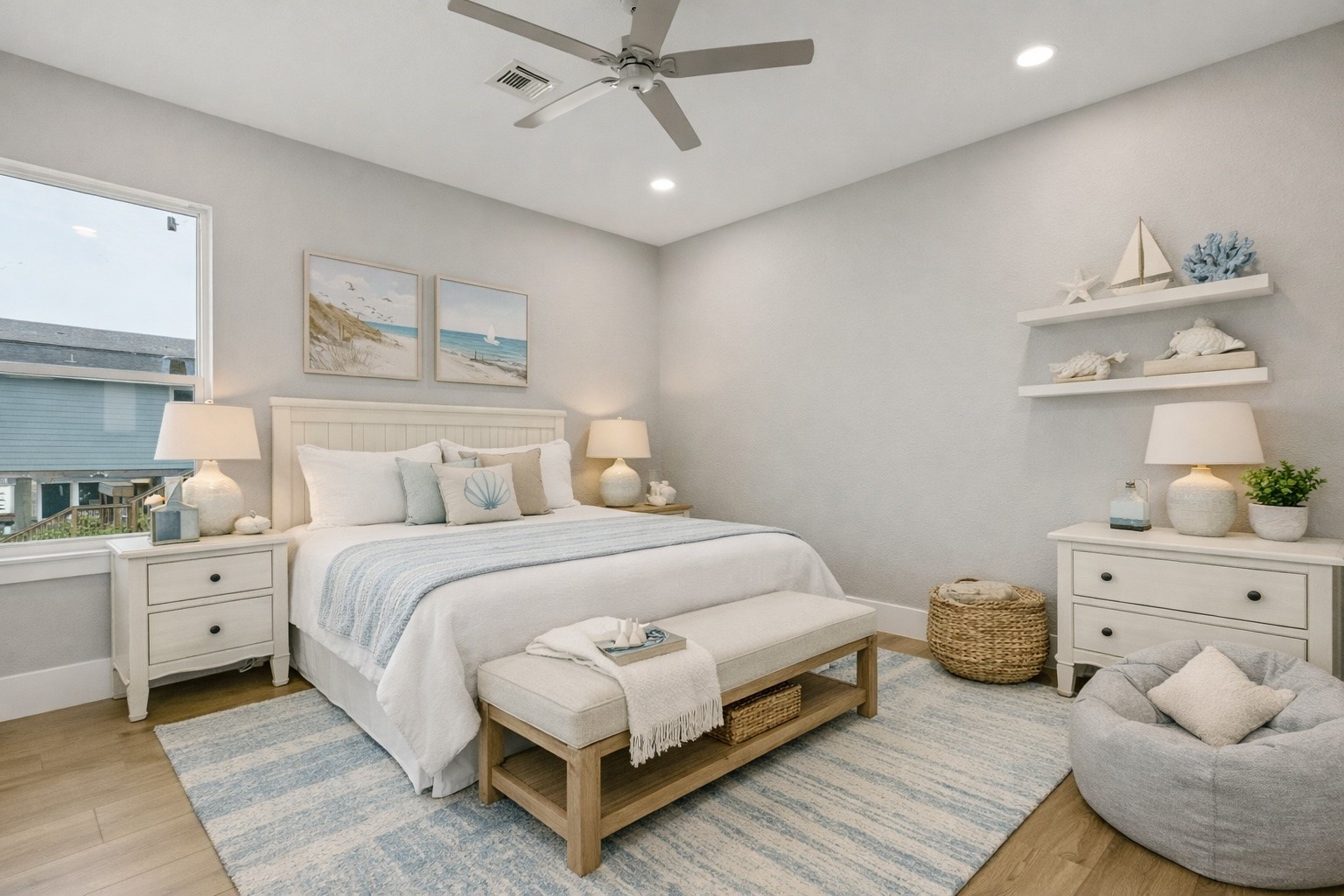 591 Pompano Lane Freeport, TX 77541 - Photo 11 of 23 a bedroom with a bed and window