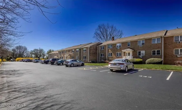 a car parked in front of a building