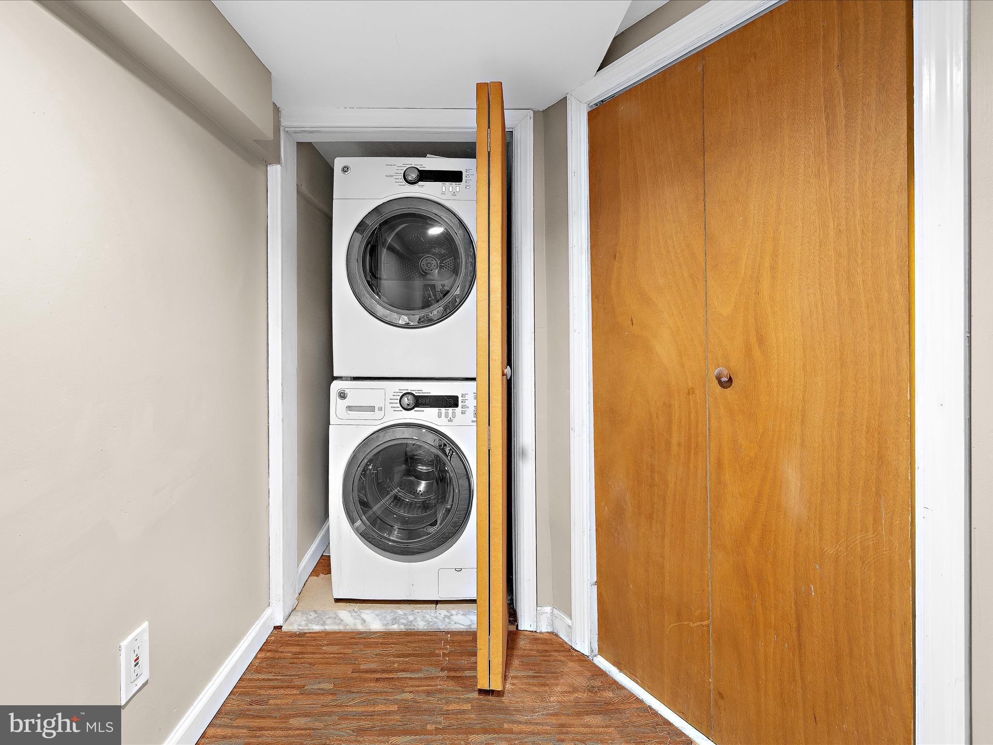 1313 Patapsco Street Baltimore, MD 21230 - Photo 23 of 30 a view of a hallway with washer and dryer