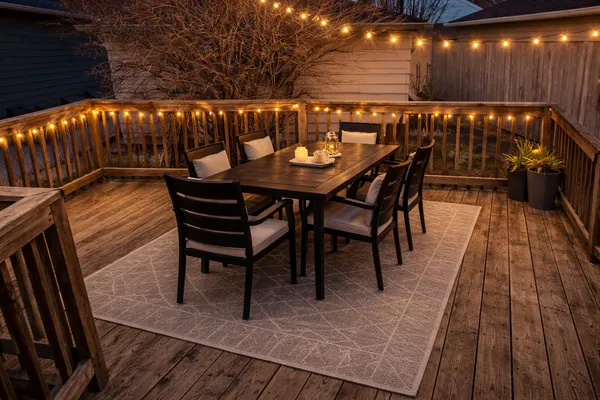 a view of a back yard of the house