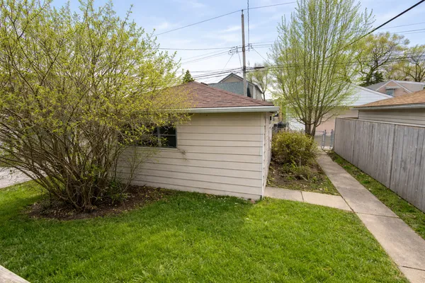 a car parked in a garage