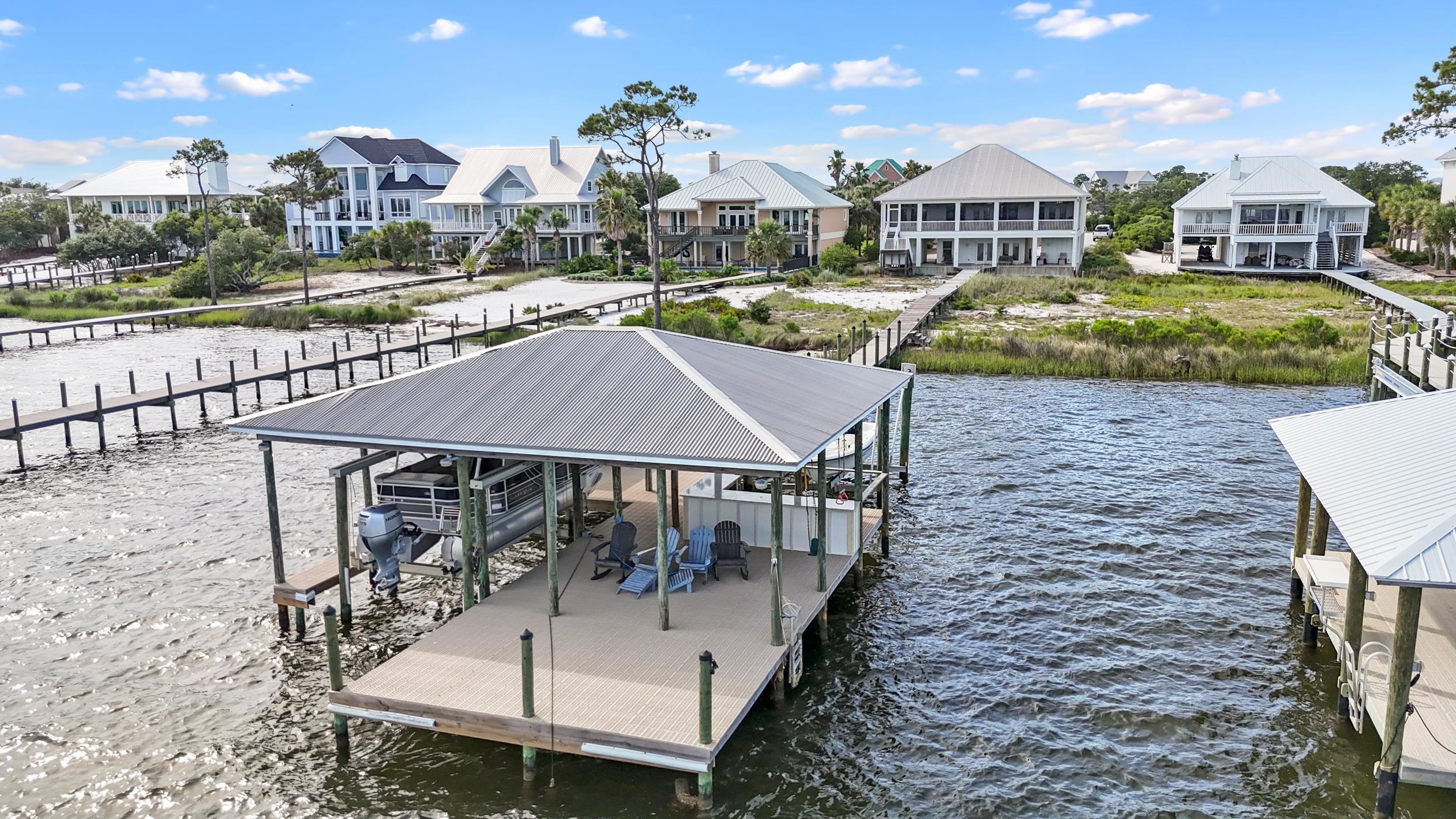 32760 River Road Orange Beach, AL 36561 - Photo 5 of 49 Boat dock with tanning deck