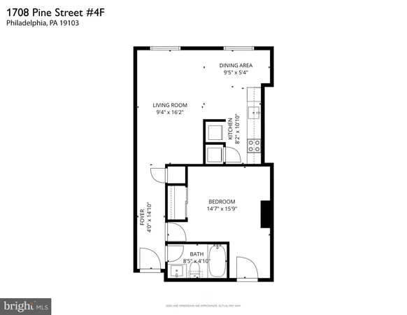 $329,900 | 1708 Pine Street, Unit 4F, Philadelphia, PA 19103