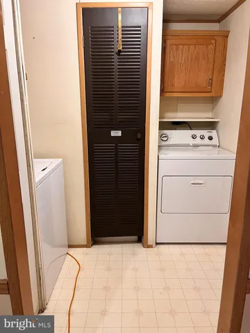 a view of kitchen and utility room