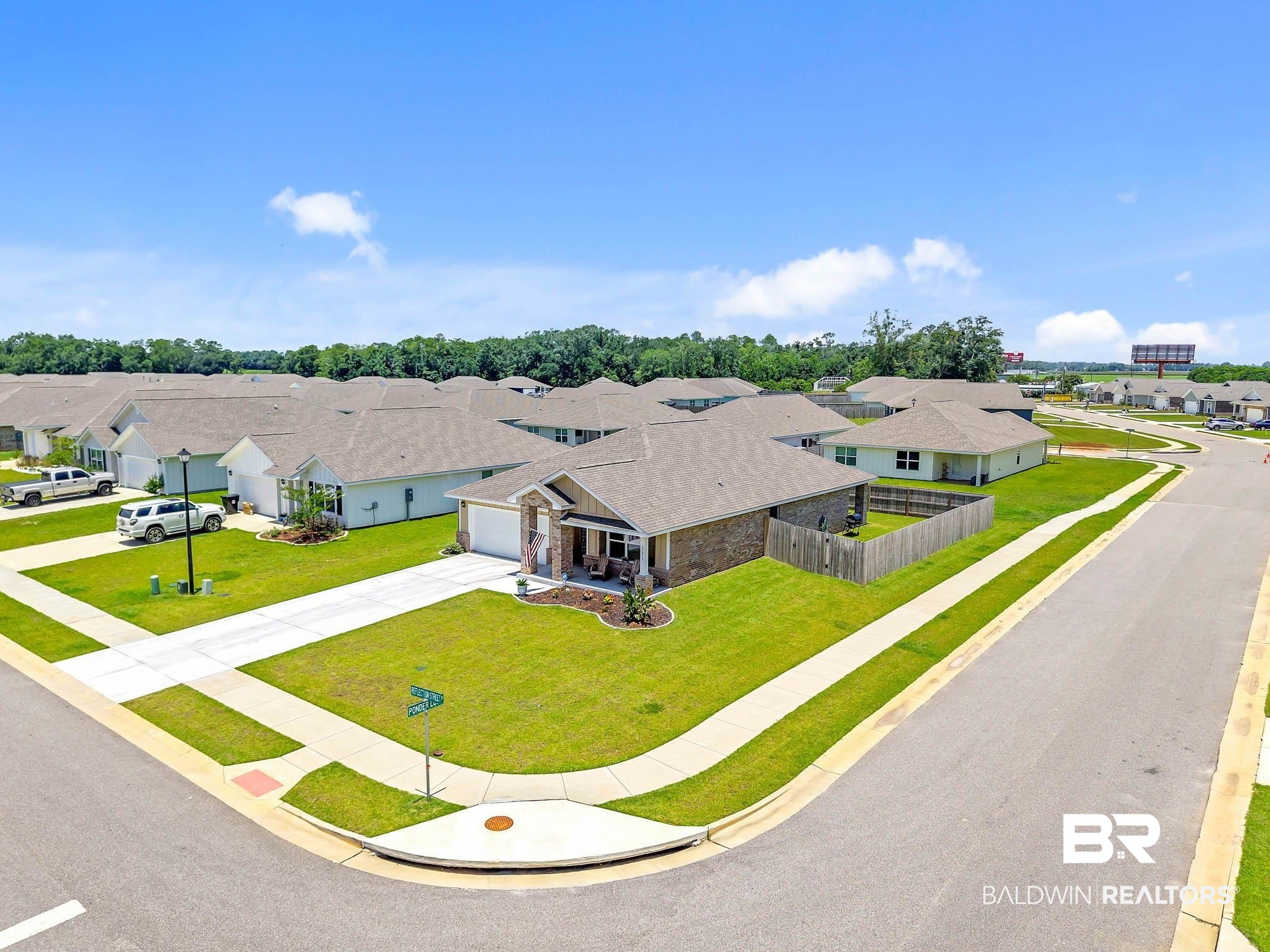 17217 REFLECTION Street Loxley, AL 36551 - Photo 58 of 83 Aerial perspective of suburban area