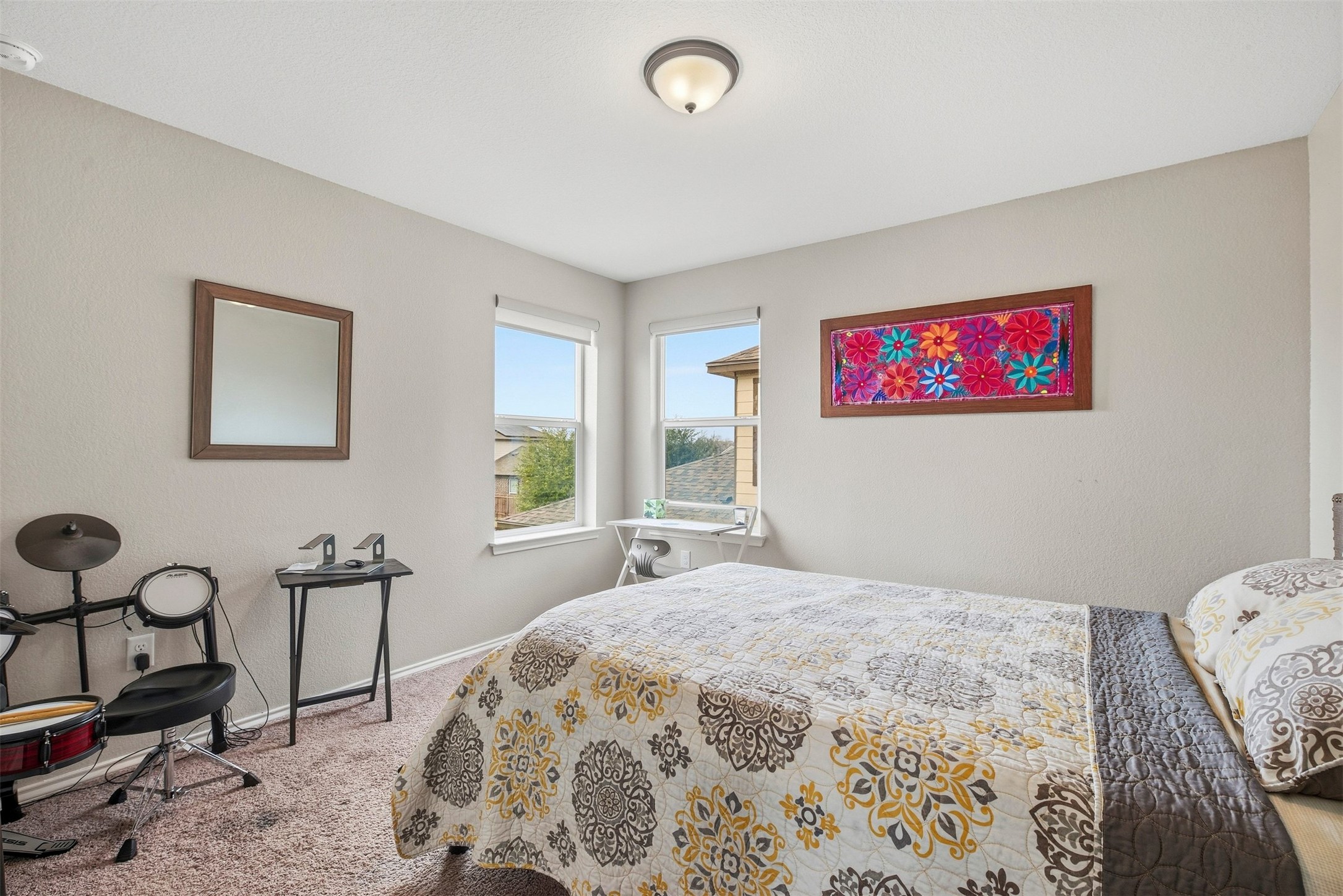 1506 Dragonfly Loop Bastrop, TX 78602 - Photo 20 of 28 Carpeted bedroom featuring baseboards