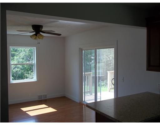 Dining Room. Dining room with sliding glass door onto deck.
