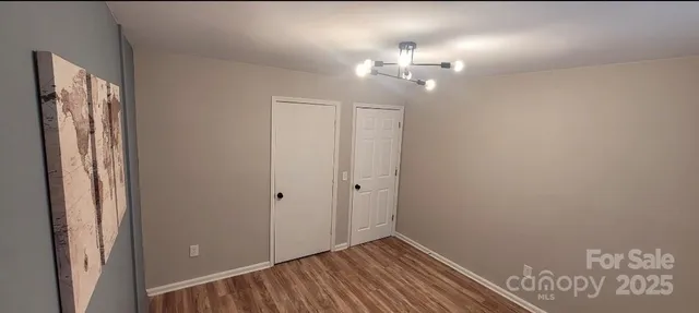 a view of a livingroom with a window