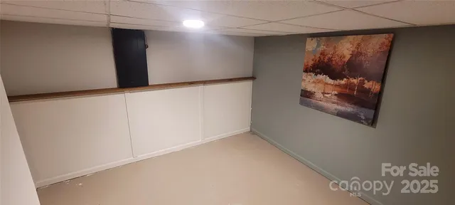 a view of a backyard with stairs