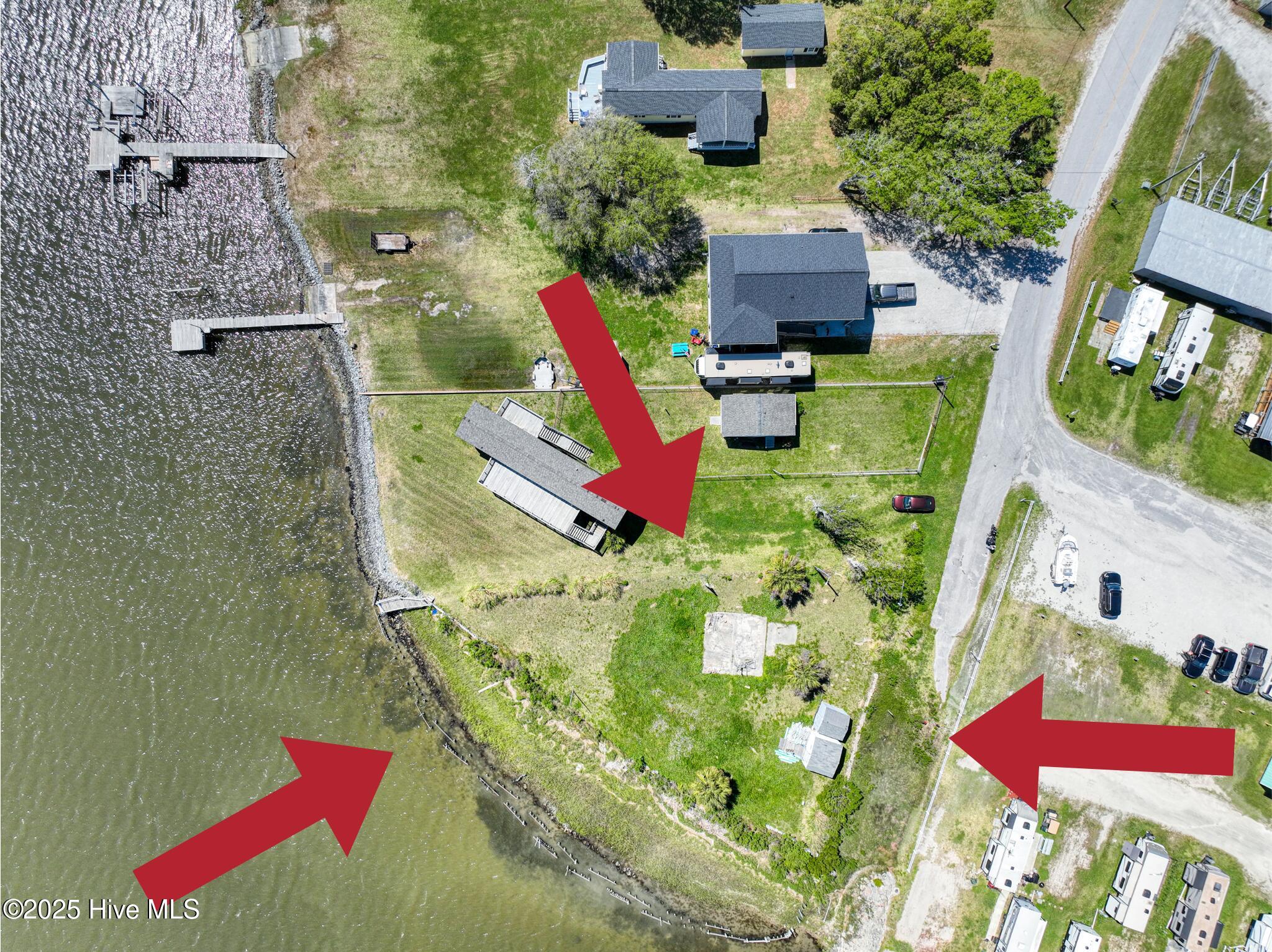 258 Swan Point Road Sneads Ferry, NC 28460 - Photo 2 of 27 Aerial