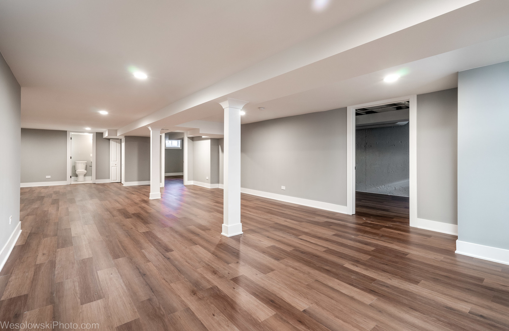 820 Exmoor Road Olympia Fields, IL 60461 - Photo 26 of 35 a view of an empty room with wooden floor