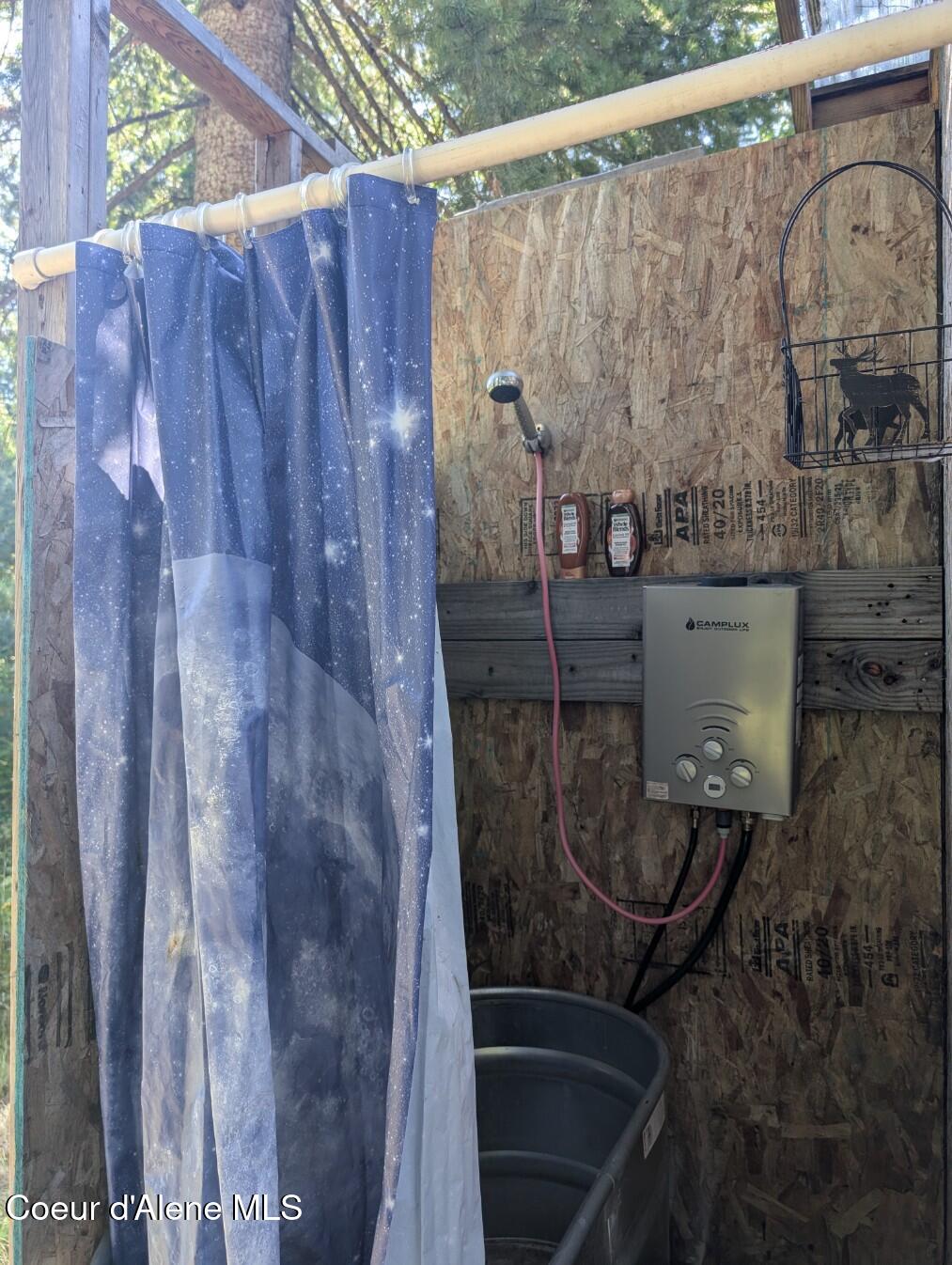 46 Acres Iron Horse Road Bonners Ferry, ID 83805 - Photo 21 of 46 Outdoor shower set up!