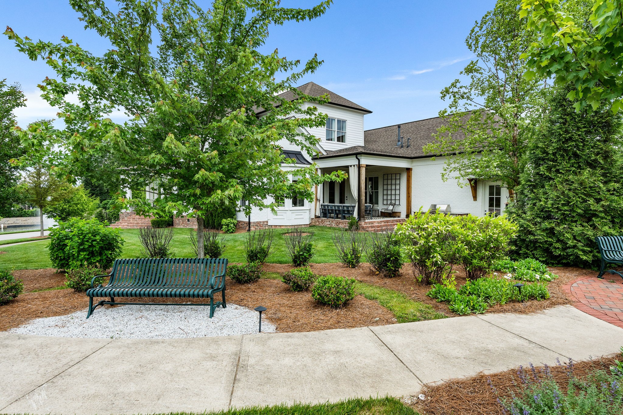 4048 General Martin Lane Franklin, TN 37064 - Photo 47 of 57 a front view of a house with a garden