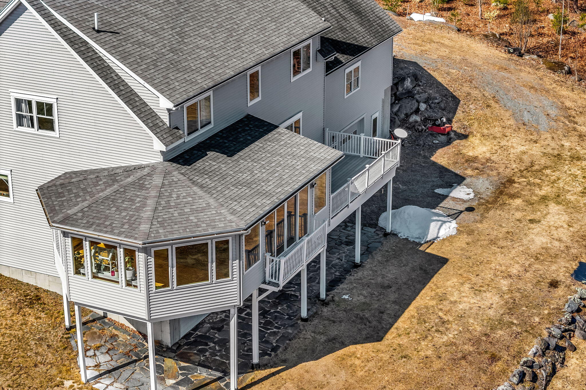 2080 Lakeview Road Milo, ME 04463 - Photo 97 of 101 drone - sunroom