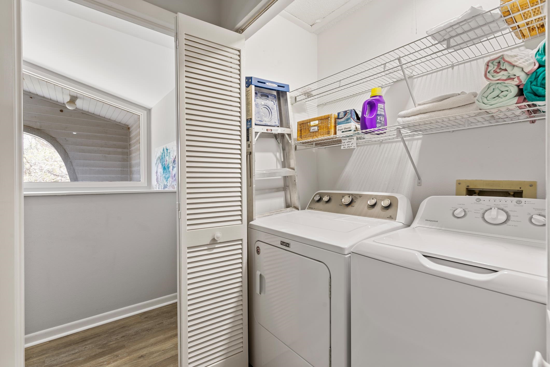 200 16th Street, Unit 202A St. Augustine, FL 32080 - Photo 32 of 39 a utility room with dryer and washer