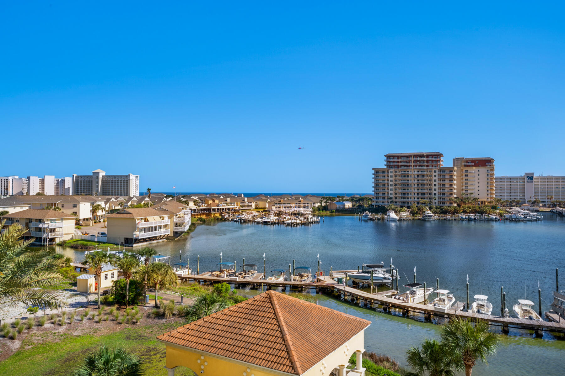 770 Harbor Boulevard, Unit 3E Destin, FL 32541 - Photo 36 of 44 a view of a city with tall buildings