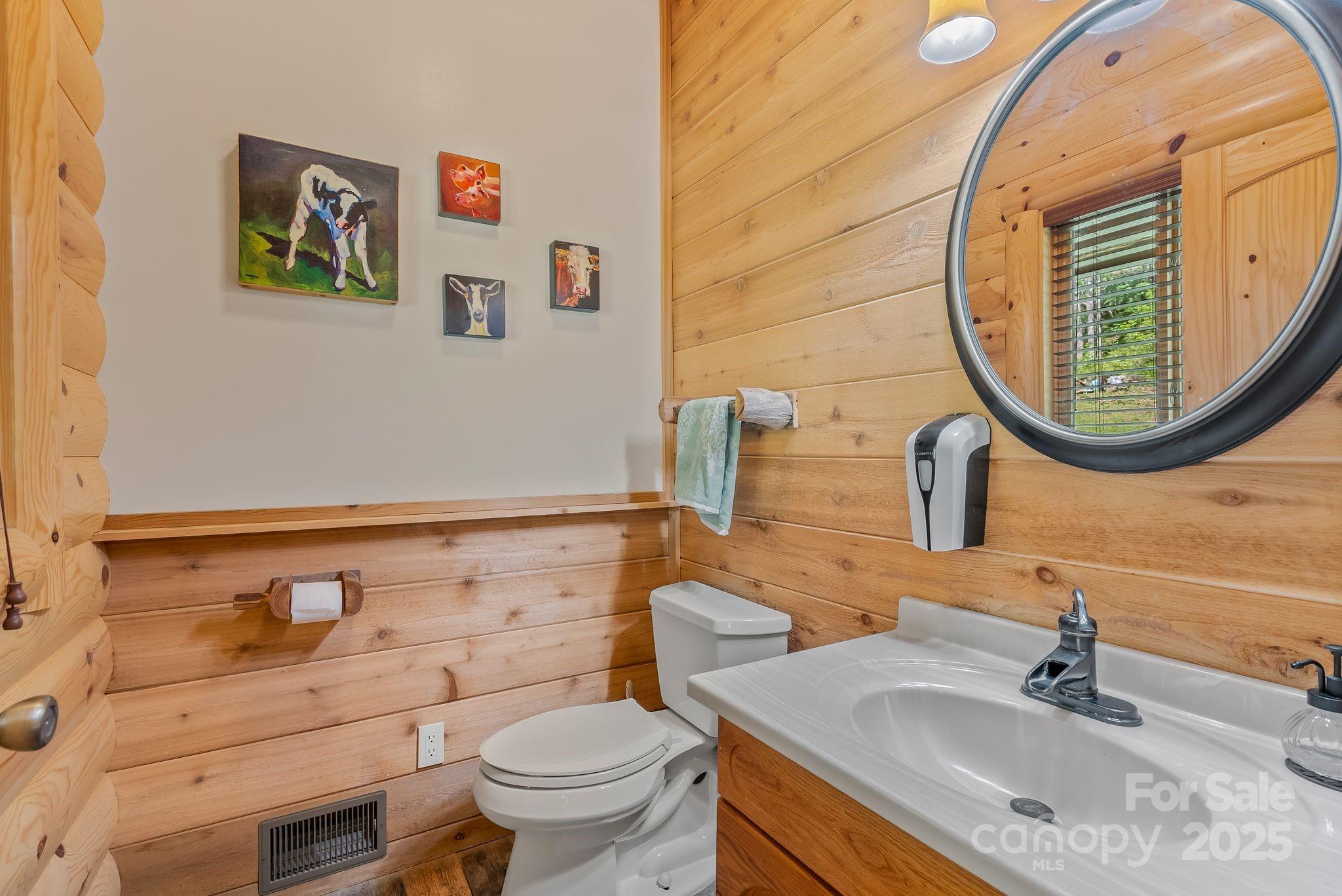 1104 Long Br Road Marshall, NC 28753 - Photo 18 of 45 a bathroom with a sink and a mirror