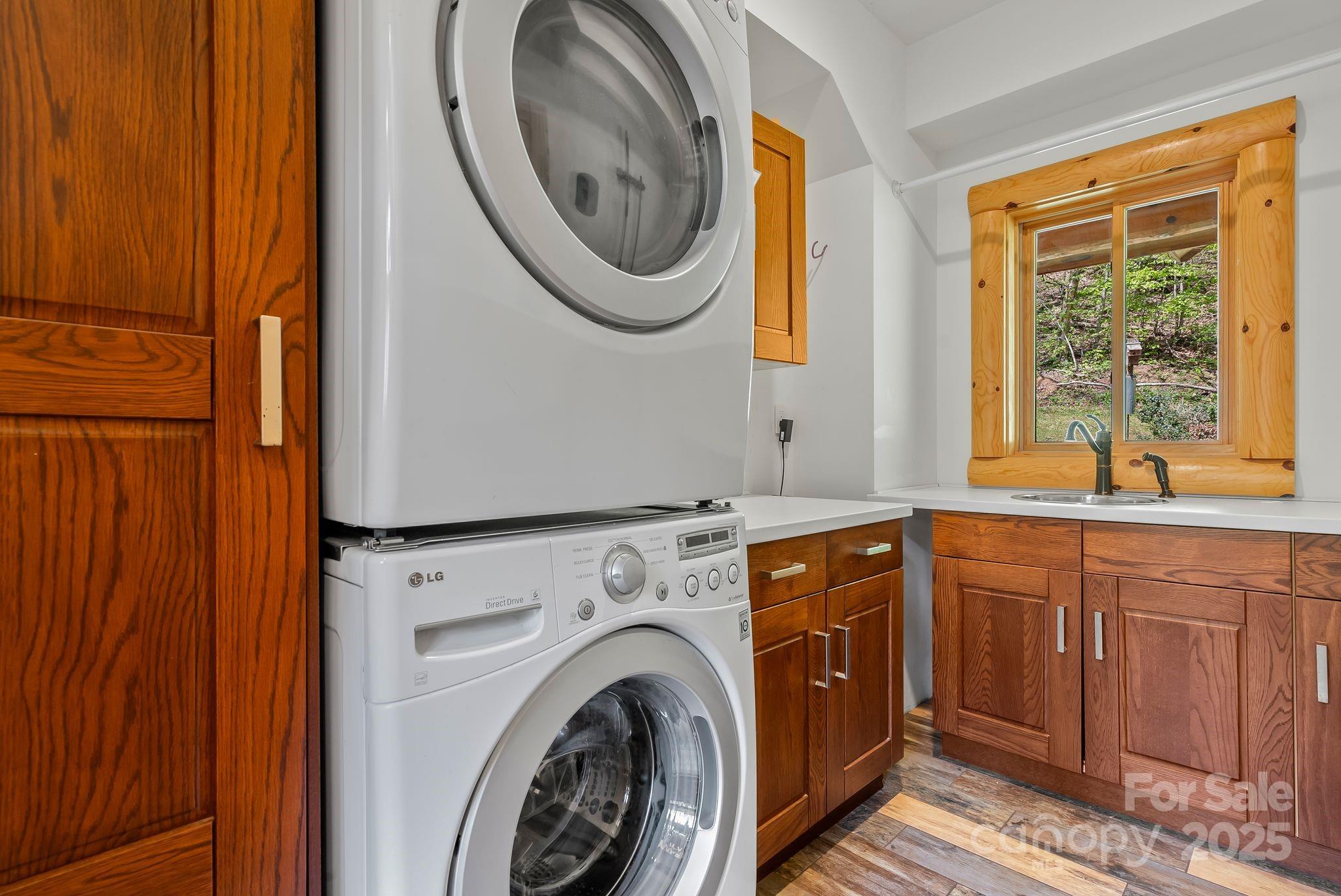 1104 Long Br Road Marshall, NC 28753 - Photo 19 of 45 a utility room with dryer and washer