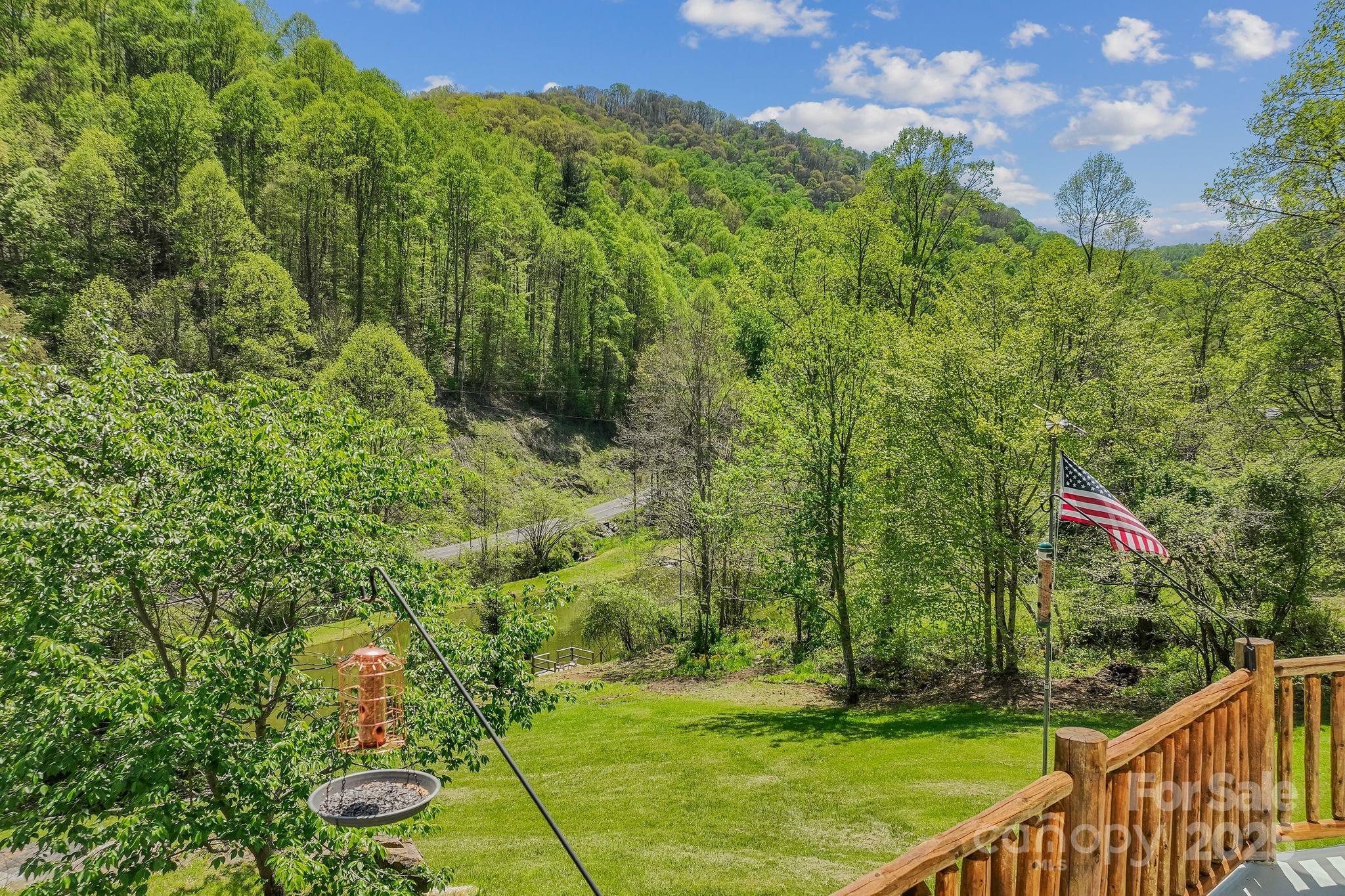 1104 Long Br Road Marshall, NC 28753 - Photo 7 of 45 a balcony with yard