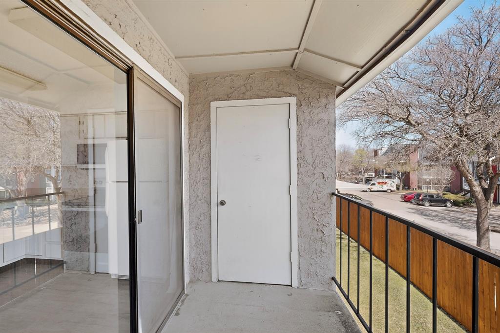 4748 Old Bent Tree Lane, Unit 808 Dallas, TX 75287 - Photo 7 of 15 storage off balcony