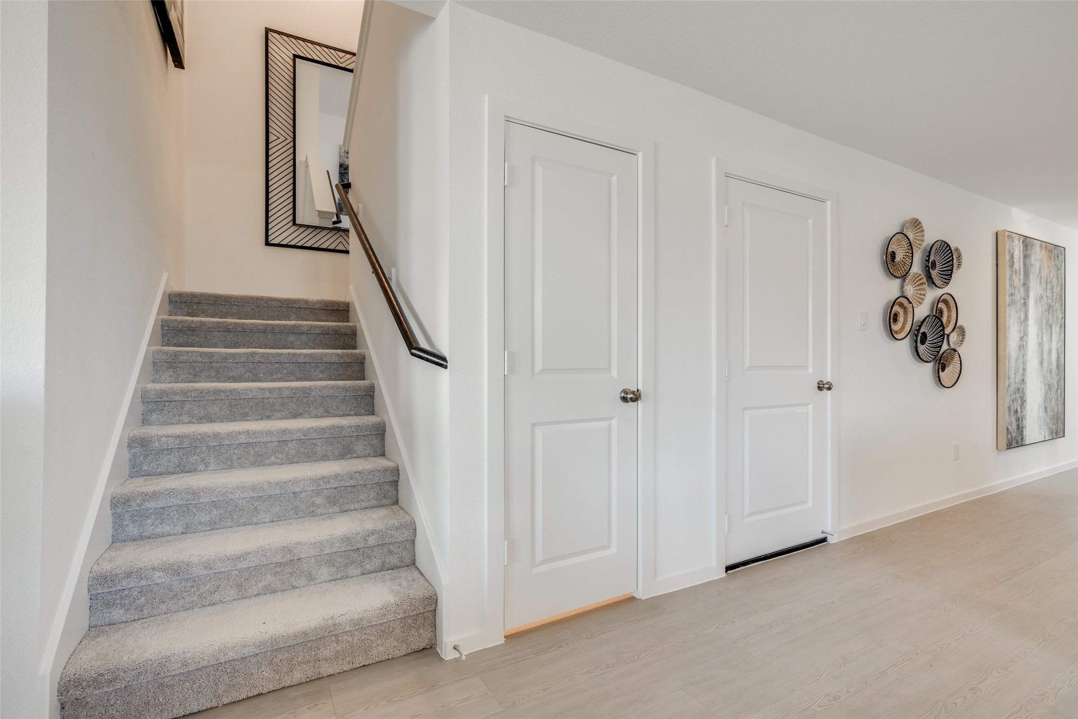 612 Burlina Road La Marque, TX 77568 - Photo 11 of 22 a view of staircase with white walls