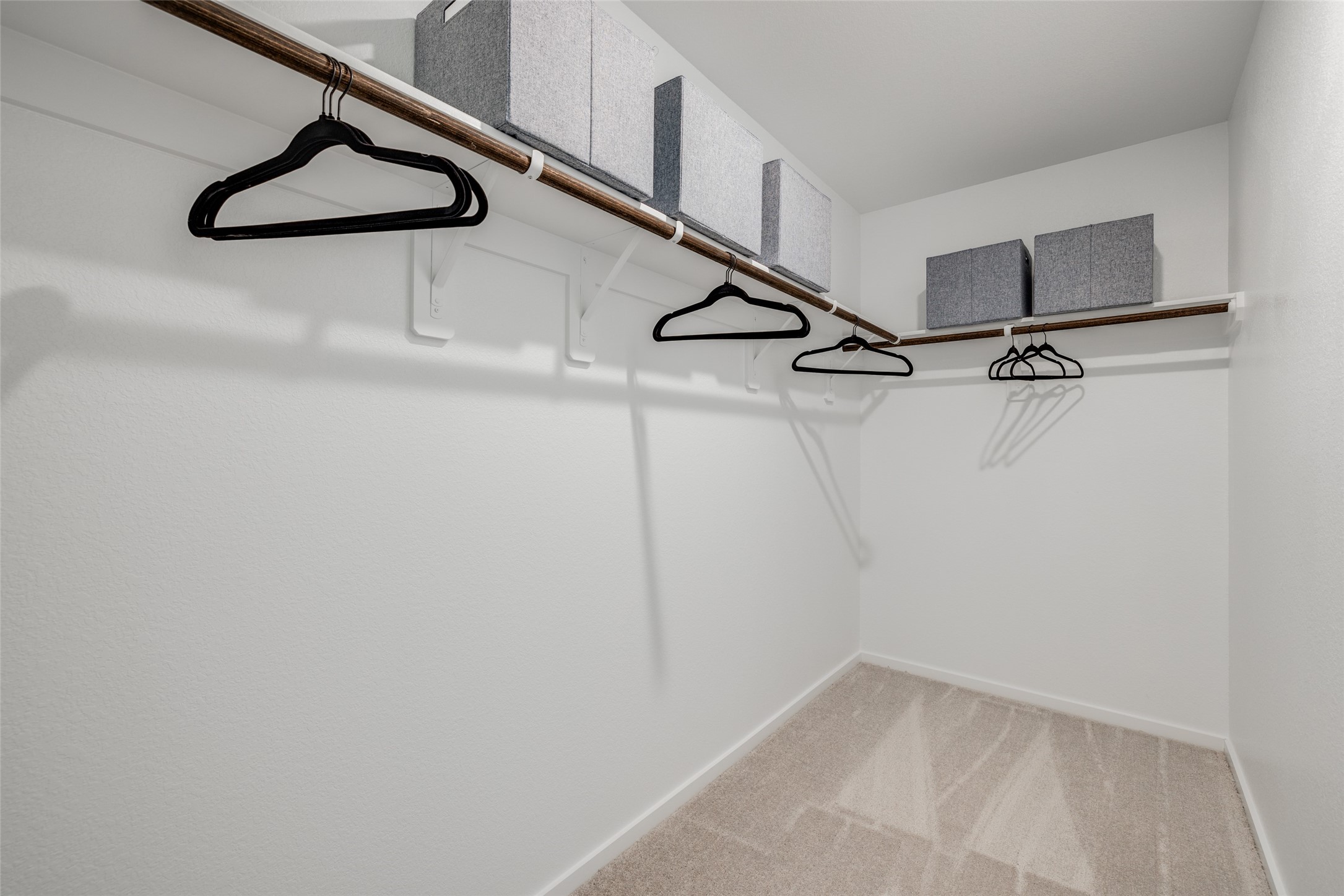 612 Burlina Road La Marque, TX 77568 - Photo 14 of 22 a view of small space with wooden floor in a shelf