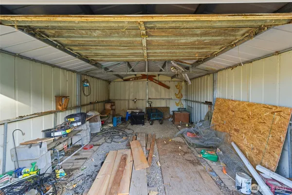 a view of outdoor space with seating area