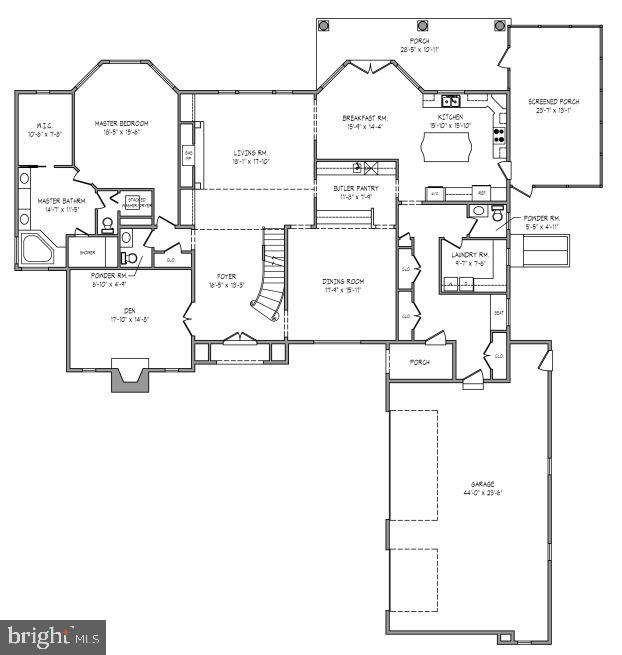 664 Goose Neck Drive Lititz, PA 17543 - Photo 51 of 61 First Floor Plan