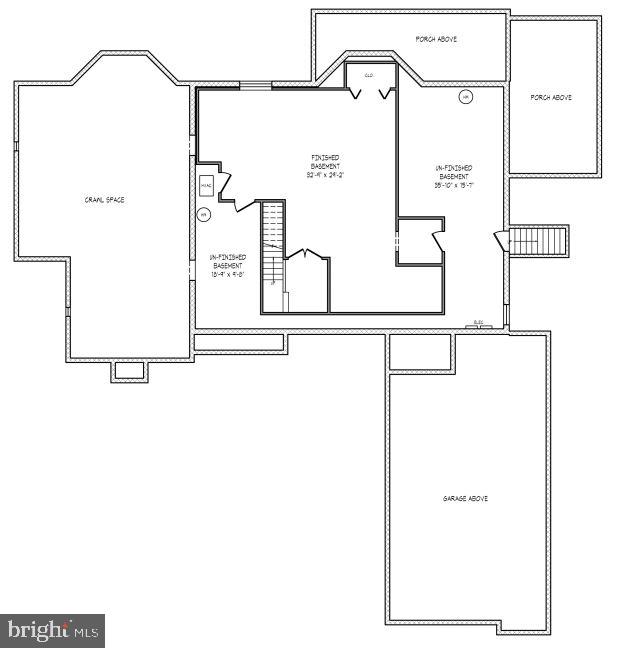 664 Goose Neck Drive Lititz, PA 17543 - Photo 53 of 61 Basement Floor Plan