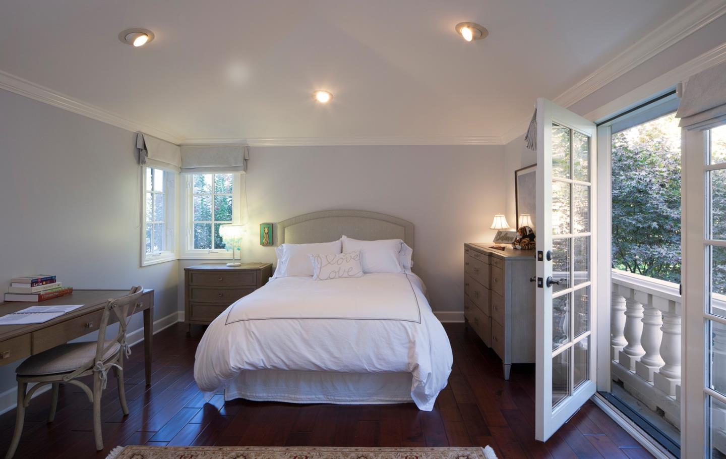 158 Seminary Drive Menlo Park, CA 94025 - Photo 18 of 23 a bedroom with a bed window and a table