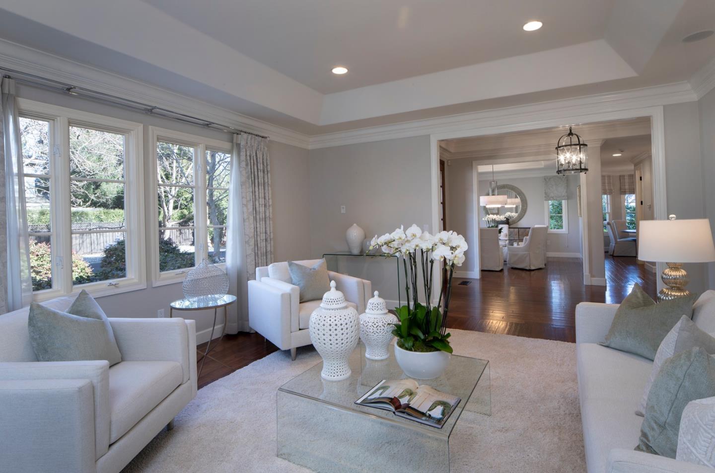 158 Seminary Drive Menlo Park, CA 94025 - Photo 4 of 23 a living room with furniture and a large window