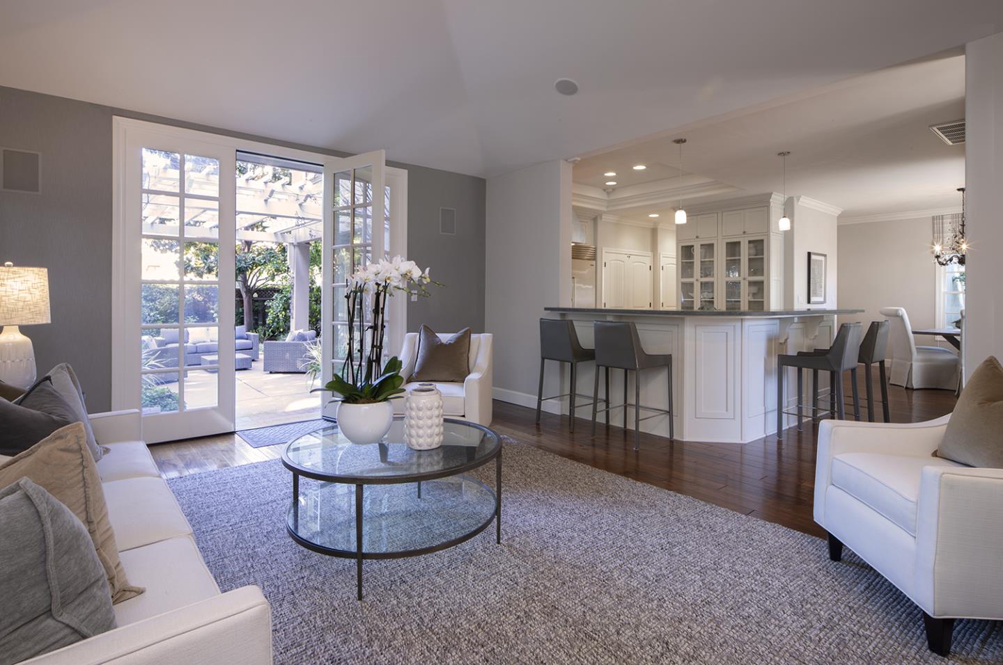 158 Seminary Drive Menlo Park, CA 94025 - Photo 10 of 23 a living room with furniture and a large window