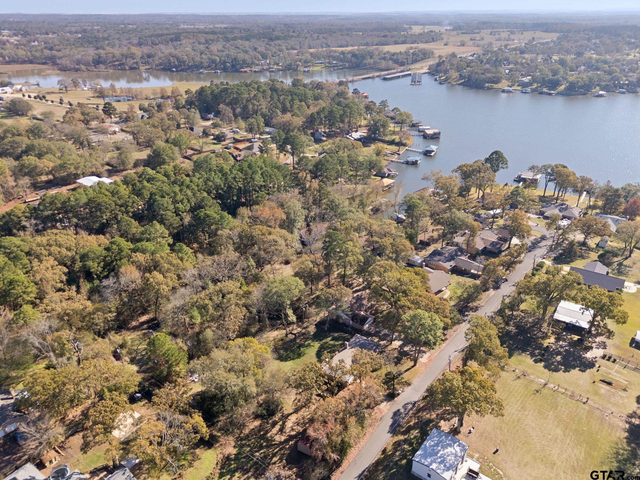 21135 County Road 1291 Flint, TX 75762 - Photo 7 of 25 an aerial view of mountain with lake view