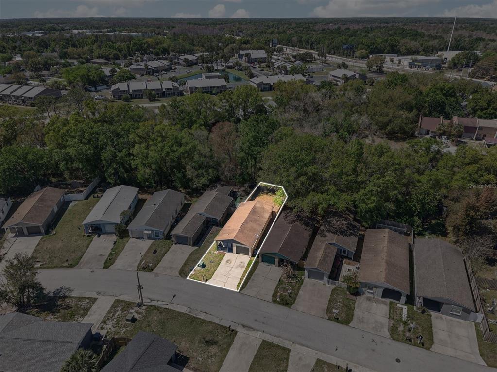 4915 Billy Direct Lane Lutz, FL 33559 - Photo 61 of 73 an aerial view of multiple houses with yard