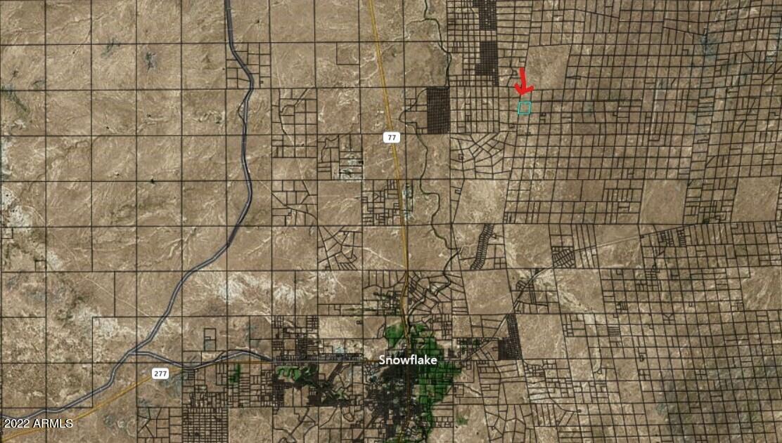 5152 Raven Road Snowflake, AZ 85937 - Photo 3 of 4 Wide Map of Lot