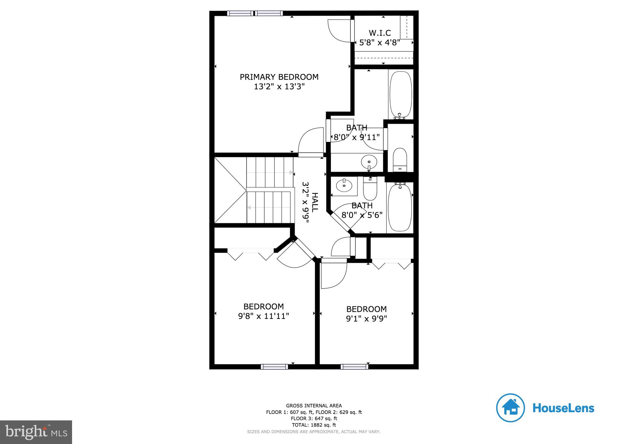 10905 Baskerville Road Reisterstown, MD 21136 - Photo 34 of 35 Upper Level Floor Plan