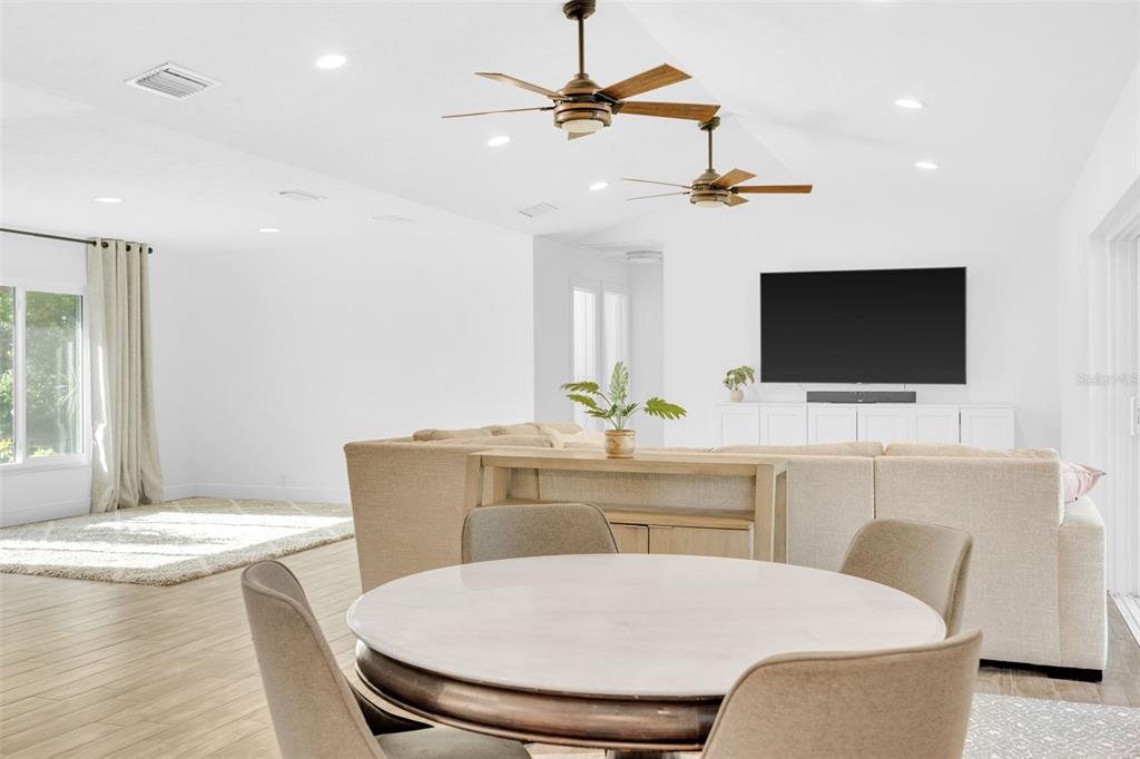 3535 Moores Lake Road Dover, FL 33527 - Photo 24 of 85 Two farm-style ceiling fans add warmth to the room.