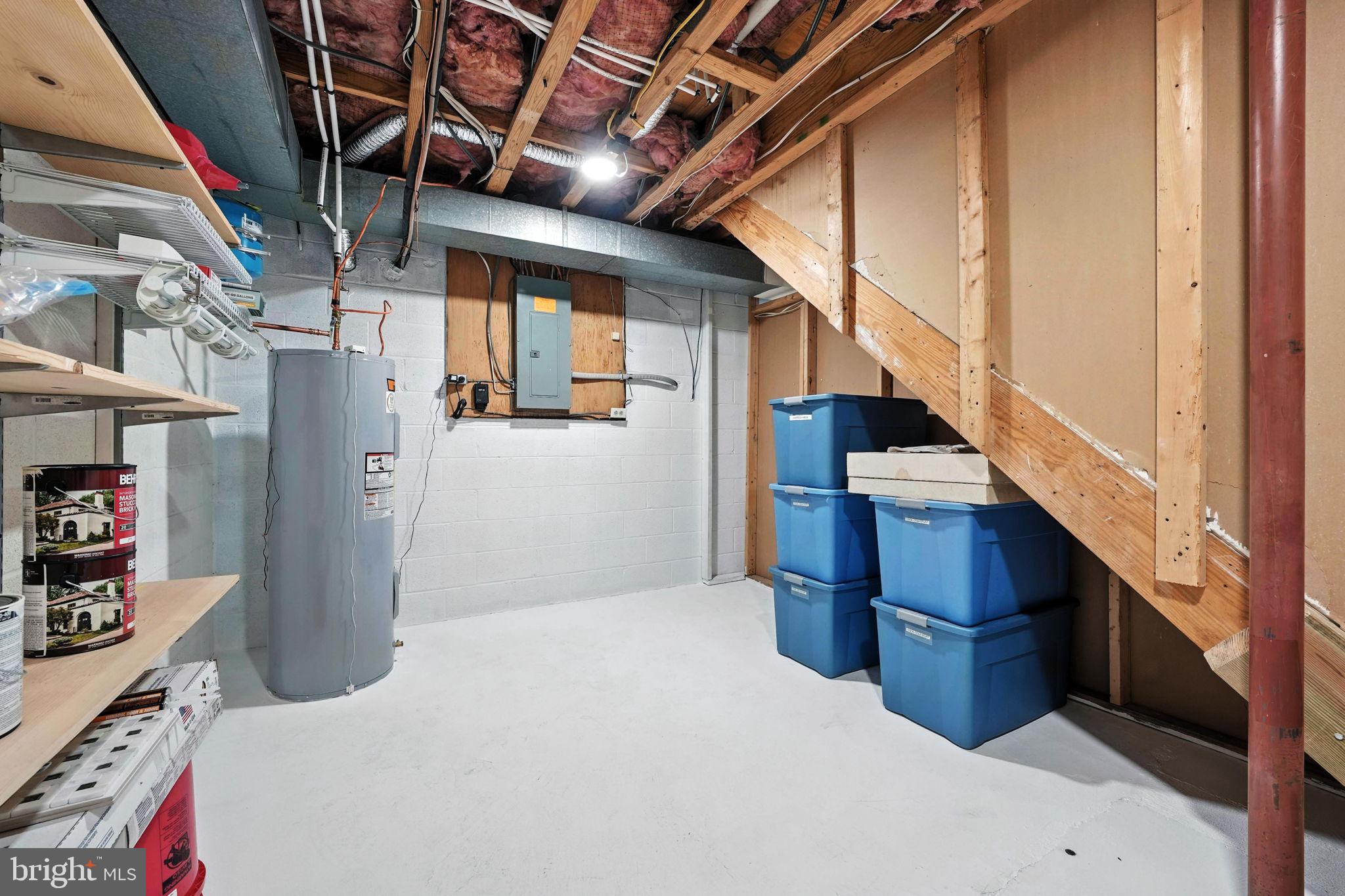 10282 Greystone Road Manassas, VA 20111 - Photo 32 of 44 unfinished storage space w/shelving